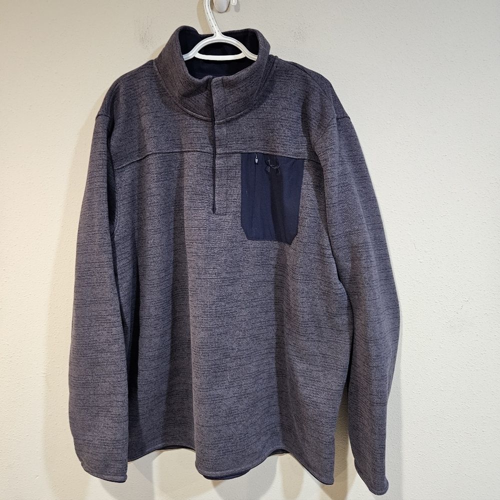 Under Armour Men's Blue 1/4 Zip Pullover